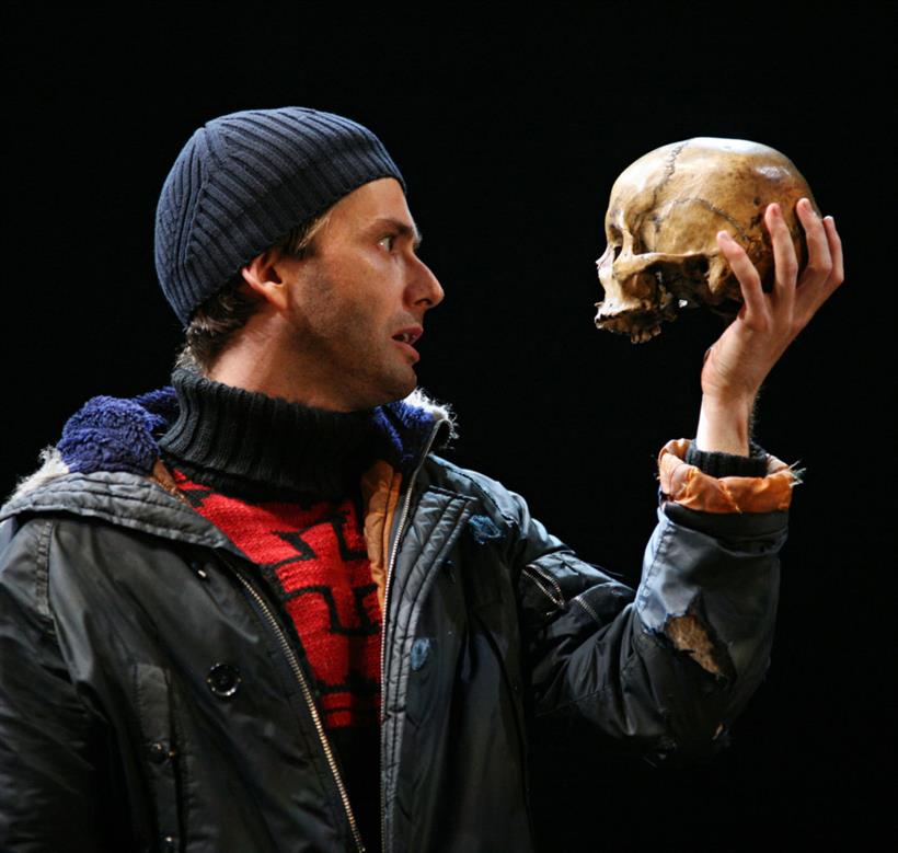 David Tennant  with Tchaikovsky's skull