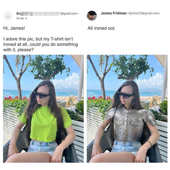 James Fridman photoshop request