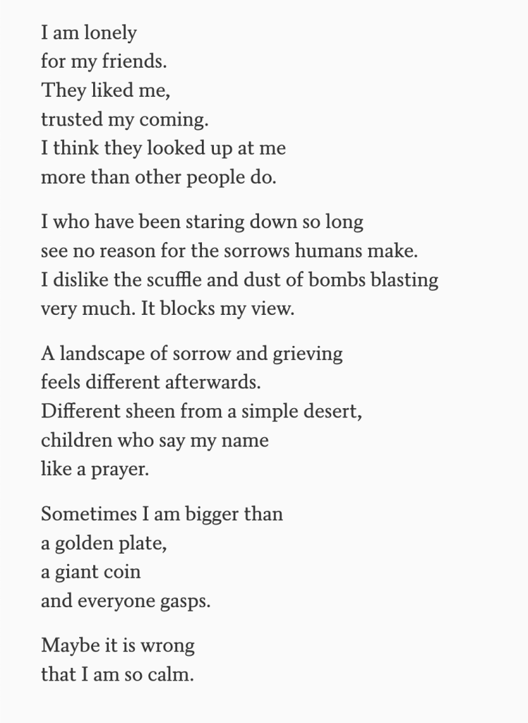 Moon over Gaza by Naomi Shihab Nye